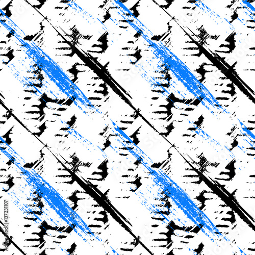 Bold pattern with wide brushstrokes and stripes