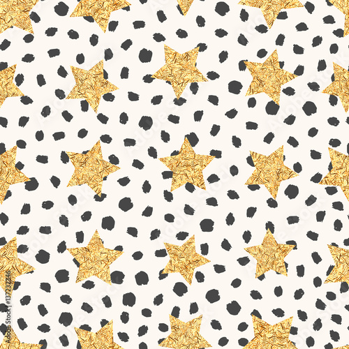 Seamless pattern of stars