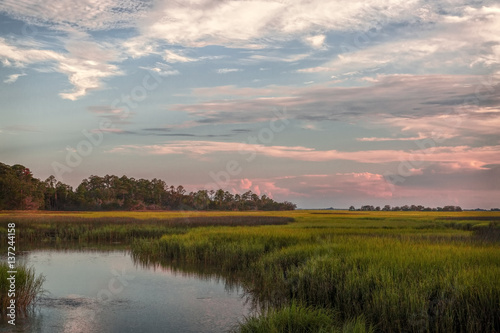  Salt Marsh Sunset,  Sapelo Island