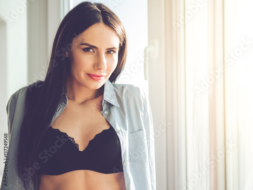 Free Download Beautiful woman in lingerie - GFXLoad