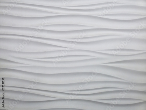 Fototapeta Naklejka Na Ścianę i Meble -  White plaster background wavy. Smooth transition, gradient