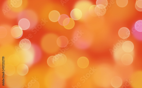 Bokeh in rood en oranje photo