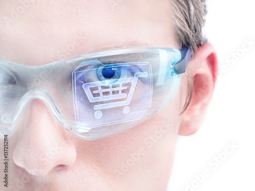 Futuristic online shopping