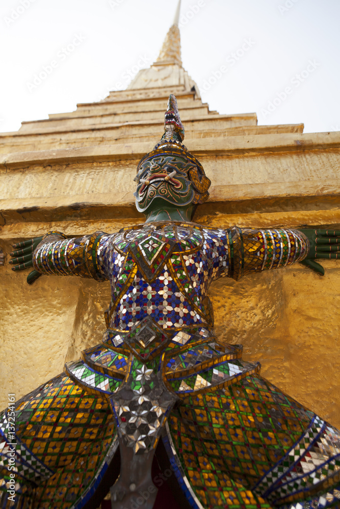 Guardians at Wat Phra Kaew
