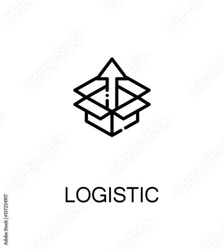 Logistic flat icon