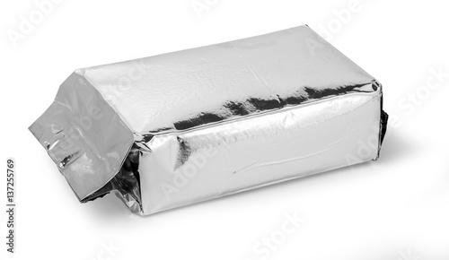 silver food package