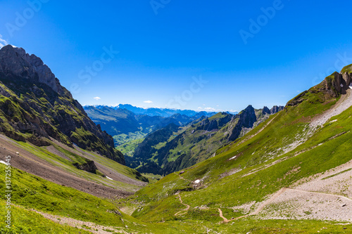 Panorama view of St. Gallen Alps © Peter Stein