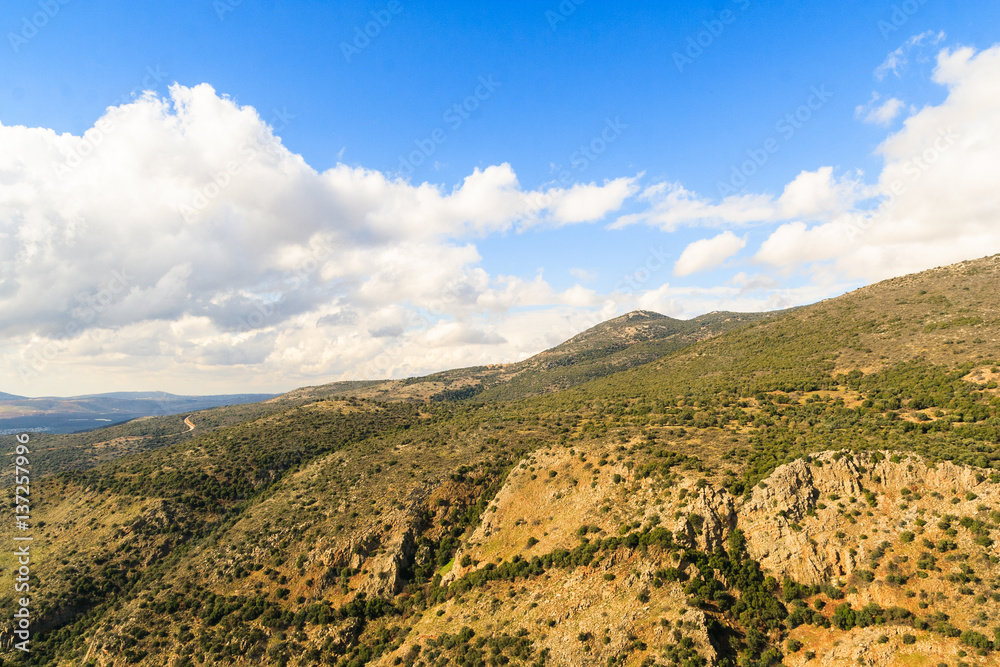 Naklejka premium Galilee mountains landscape