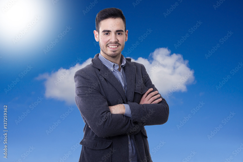 businessman and young and modern executives businessman and young and modern executives