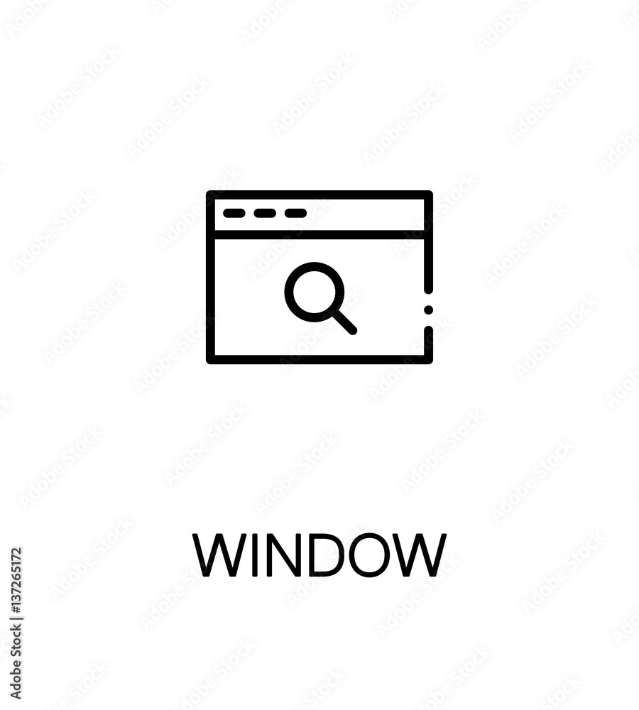 Internet window icon.