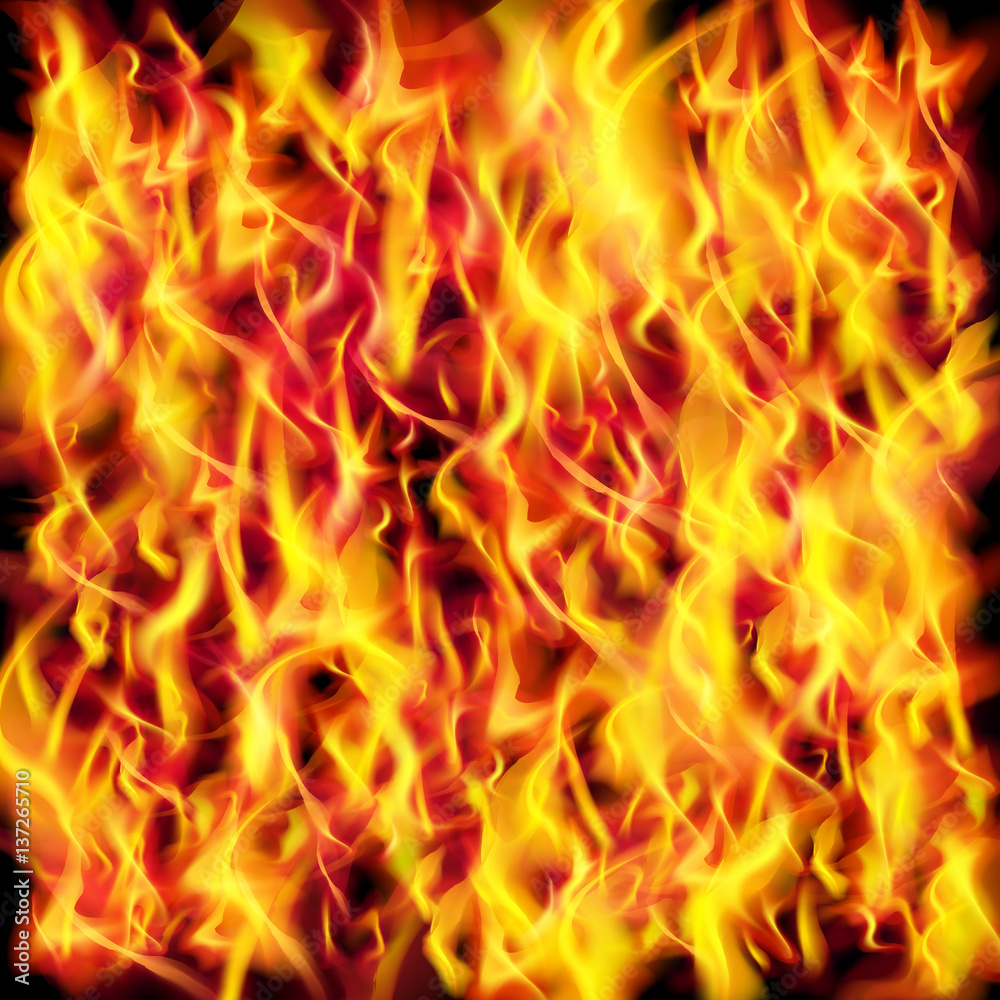 Vector fire flame texture background Vector fire flame texture background
