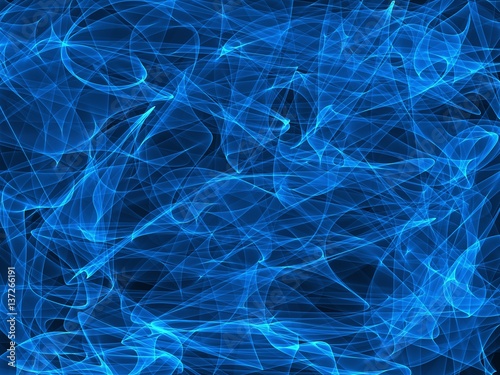 Abstract blue Smoke background © gojalia
