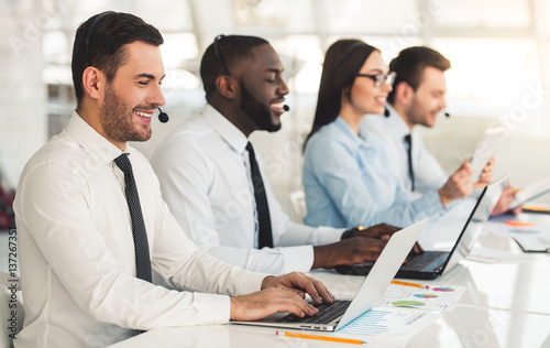 Business people working
