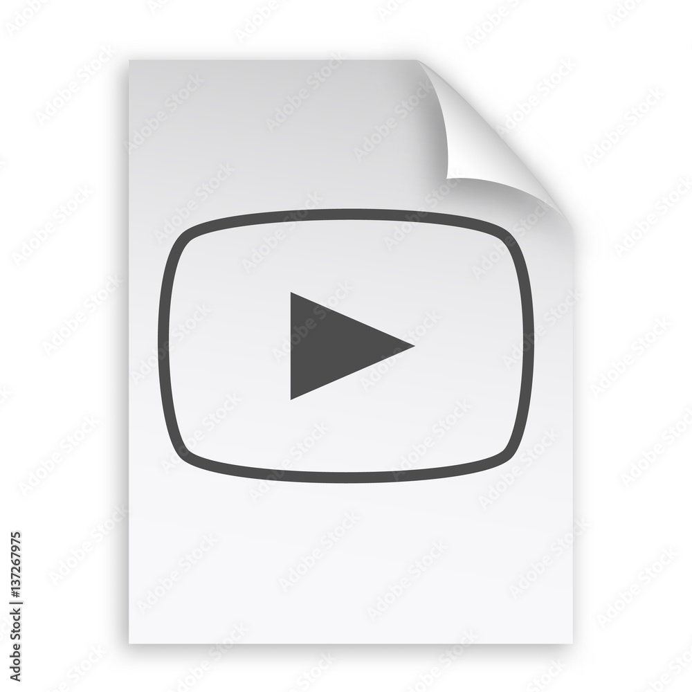 Media player icon vector illustration Media player icon vector illustration