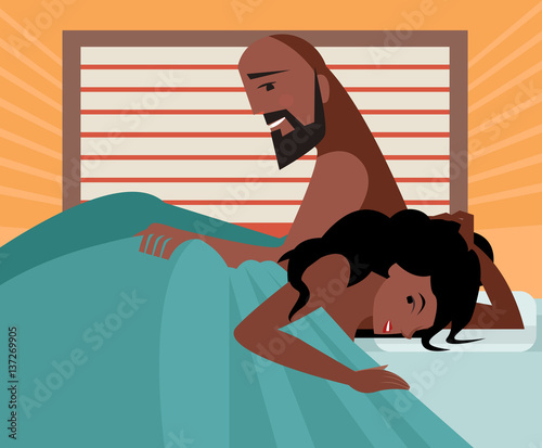african couple morning sex