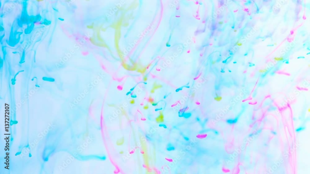Ink color violet and blue motion Ink color violet and blue motion