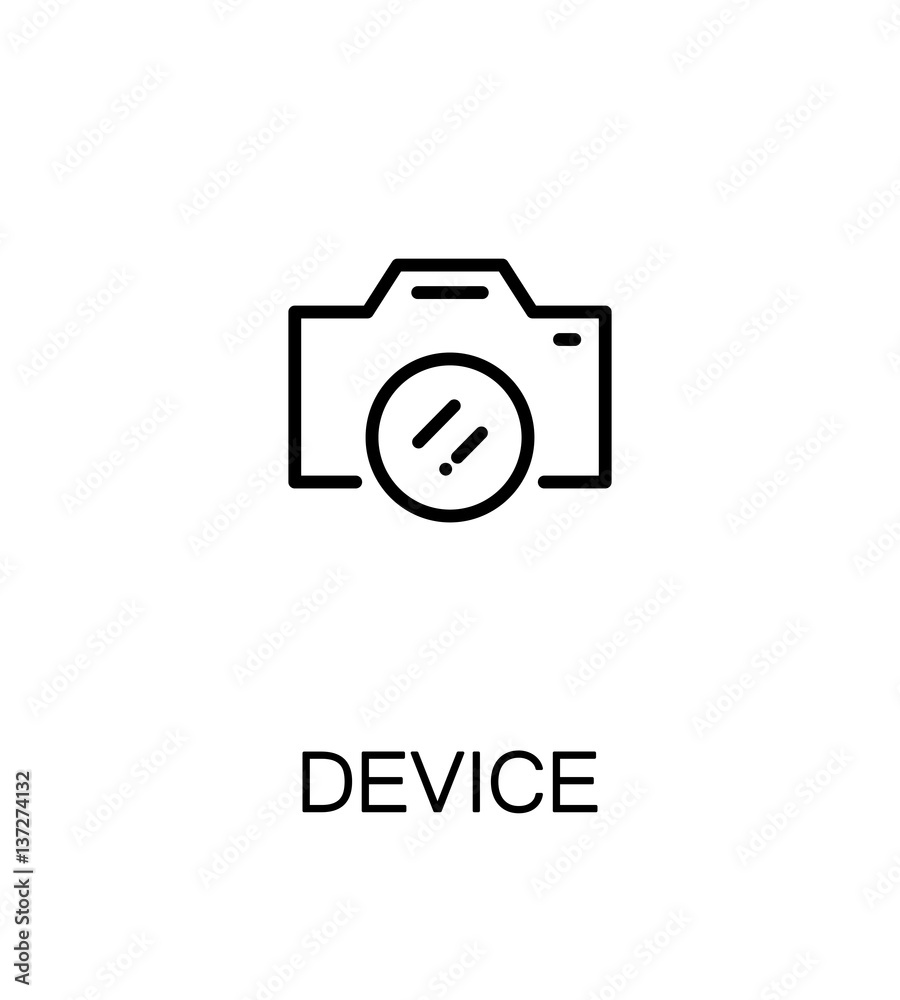 Device flat icon.
