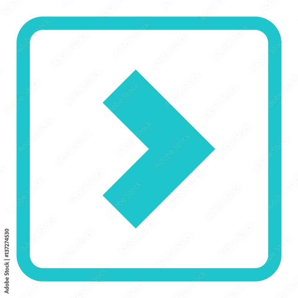 Arrow Sign Linear Square Icon Arrow Sign Linear Square Icon