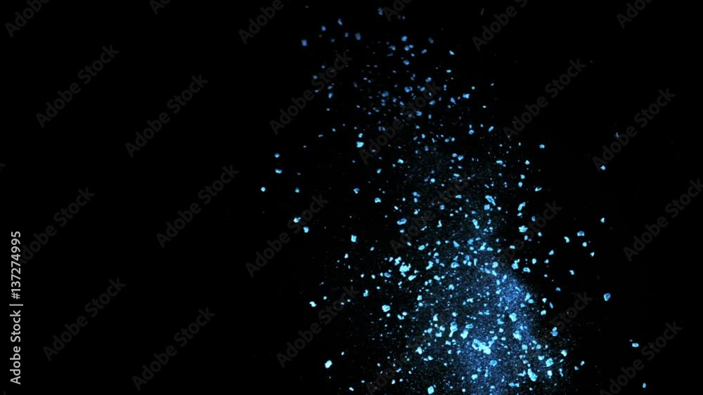 Explosion Of Vibrant Colored Particles Explosion Of Vibrant Colored Particles