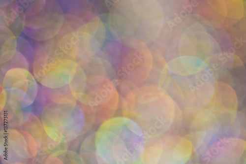 Beautiful Bubble Bokeh Holographic Background