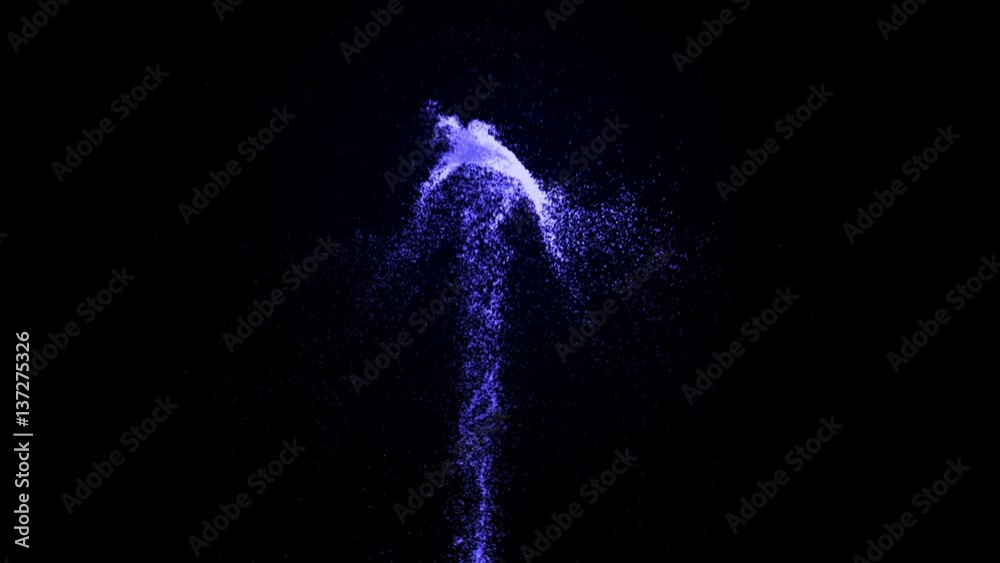 Explosion Of Vibrant Colored Particles Explosion Of Vibrant Colored Particles