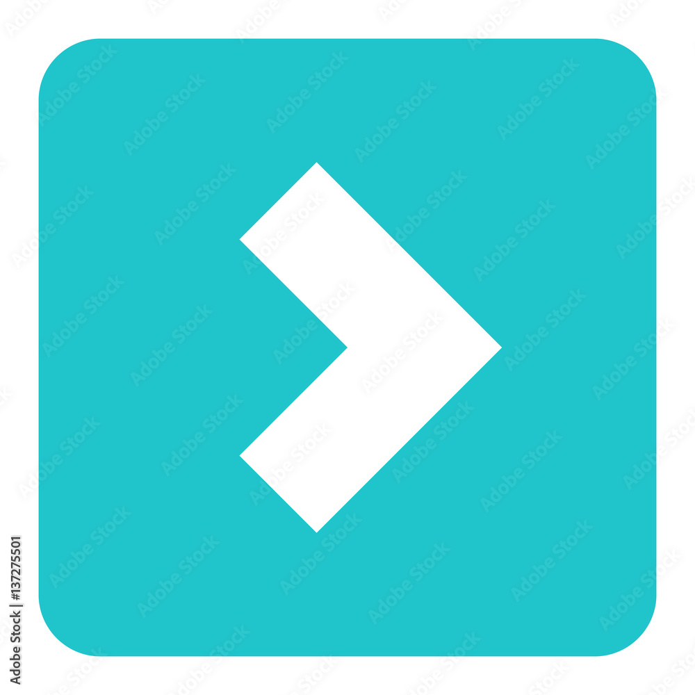 Arrow Sign Flat Square Icon Arrow Sign Flat Square Icon