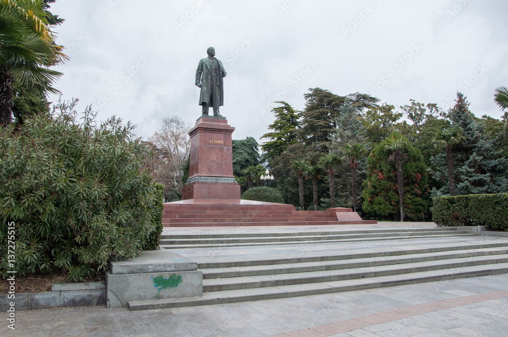 Lenin monument in Yalta in high quality