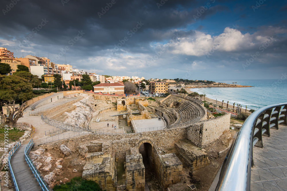 Roman amphitheater of Tarragona, Spain