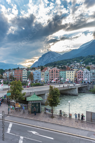 Bridge across the Inn in Innsbruck, Upper Austria. © Anibal Trejo