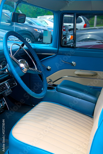 Turquoise Car Interior