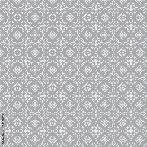 seamless pattern baroque grey artistic