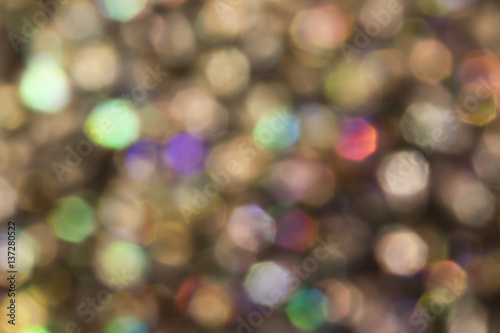 Beautiful Bubble Bokeh Holographic Background