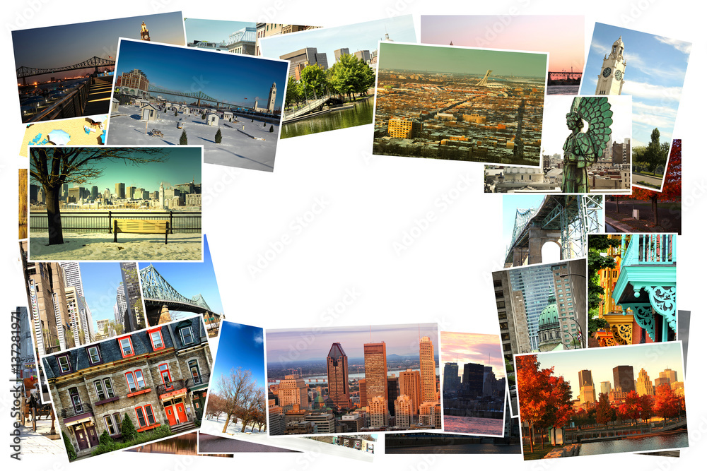 Fototapeta premium Montreal Collage pictures
