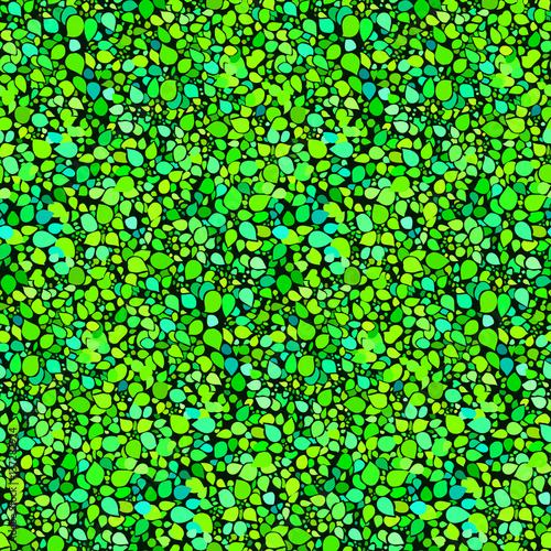 Ditsy vector pattern with many small leaves