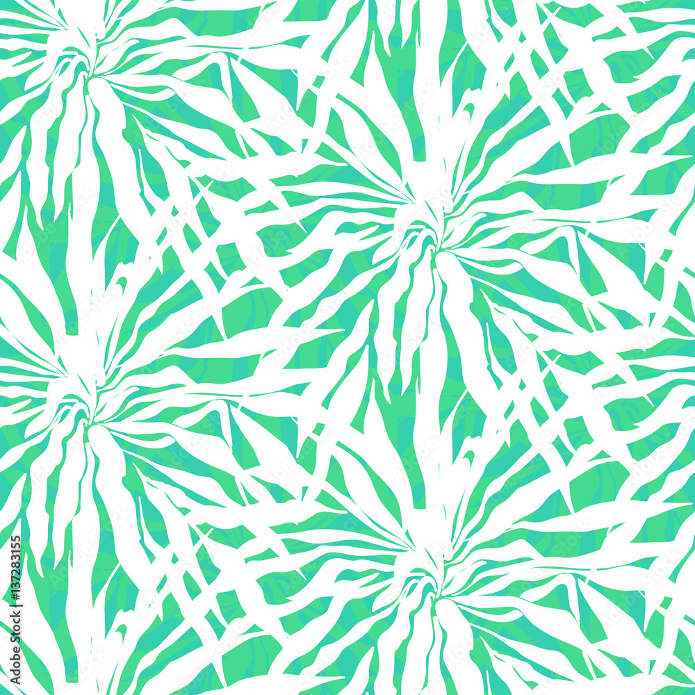 Seamless pattern with tropical palm leaves Seamless pattern with tropical palm leaves