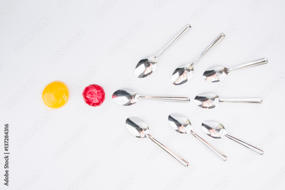 sperm can't attack oval.