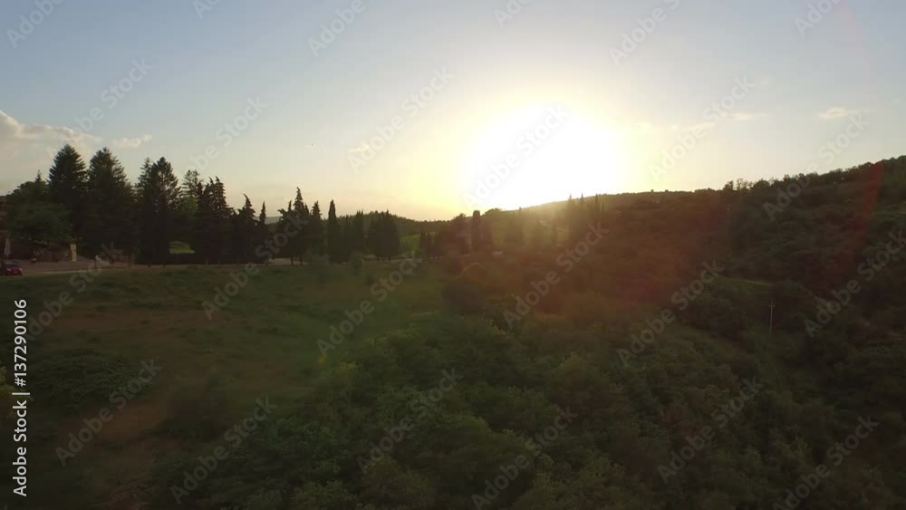 Flight into nature in Tuscany Flight into nature in Tuscany