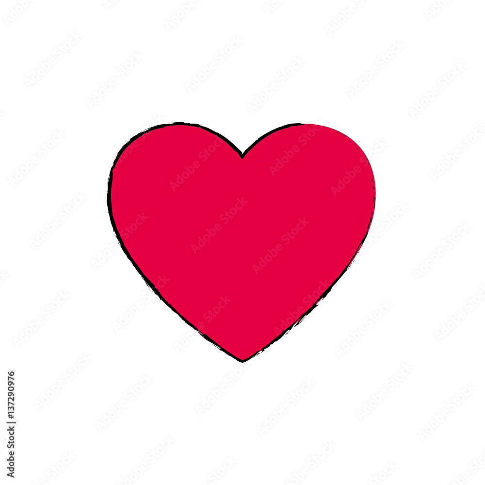 Heart healthy symbol icon vector illustration graphic design