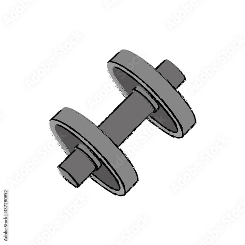 Gym weight isolated icon vector illustration graphic design