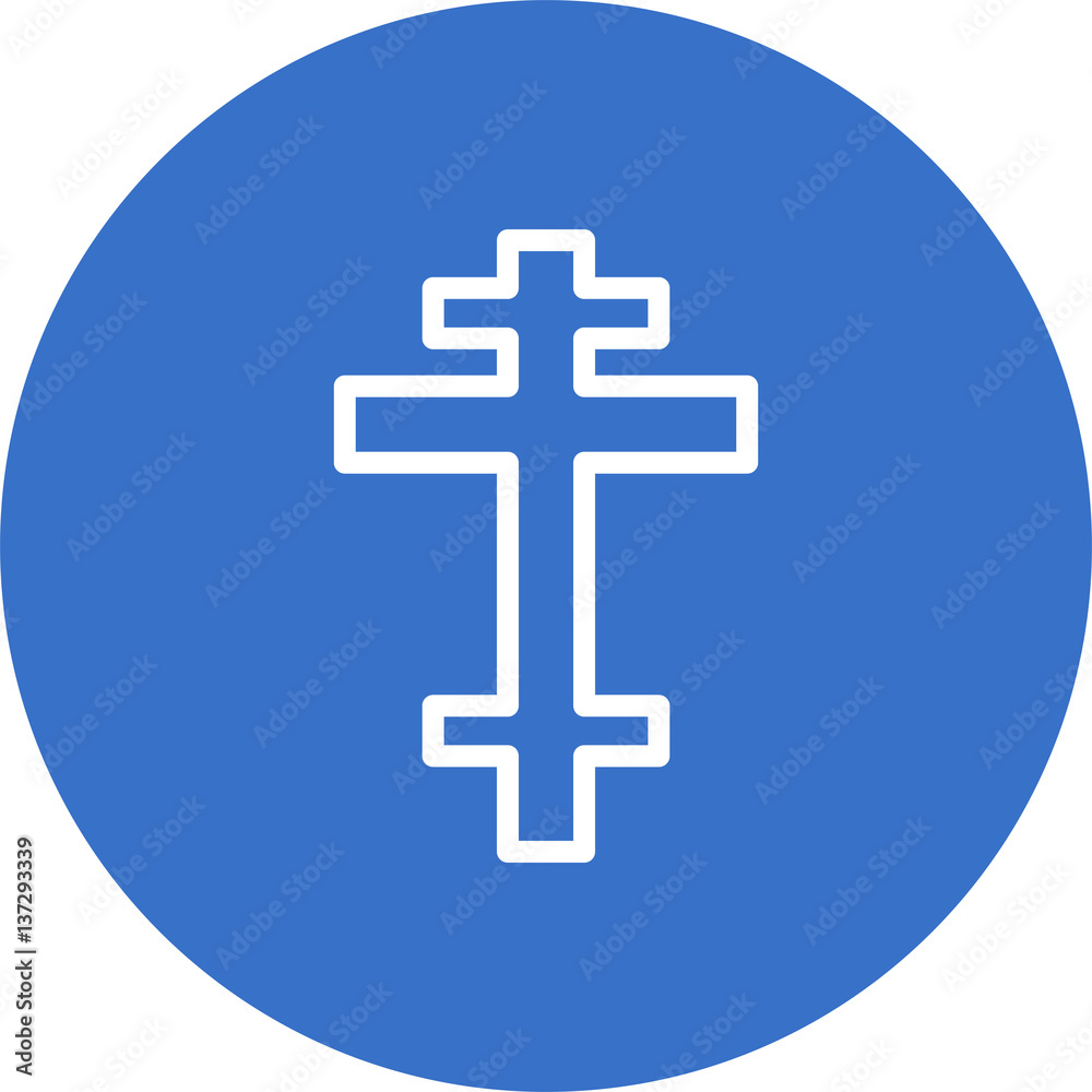 Obraz premium byzantine-cross icon