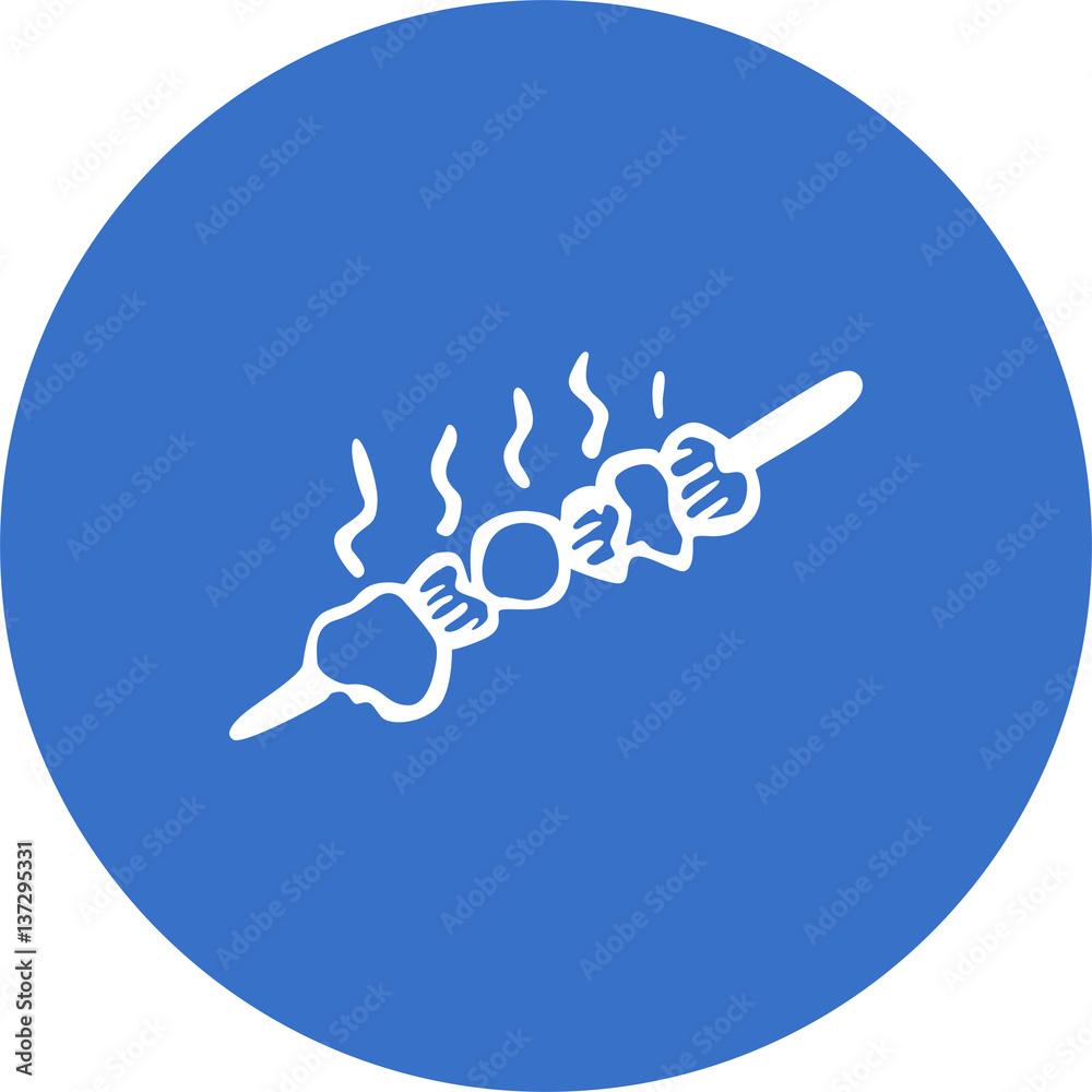 Obraz premium skewer icon