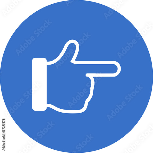 hand-finger-pointing-to-right icon