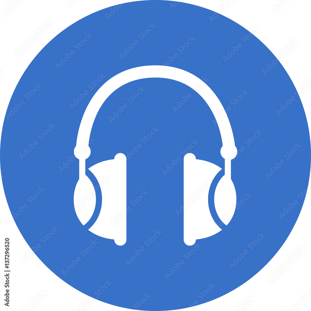 music-headphones icon music-headphones icon