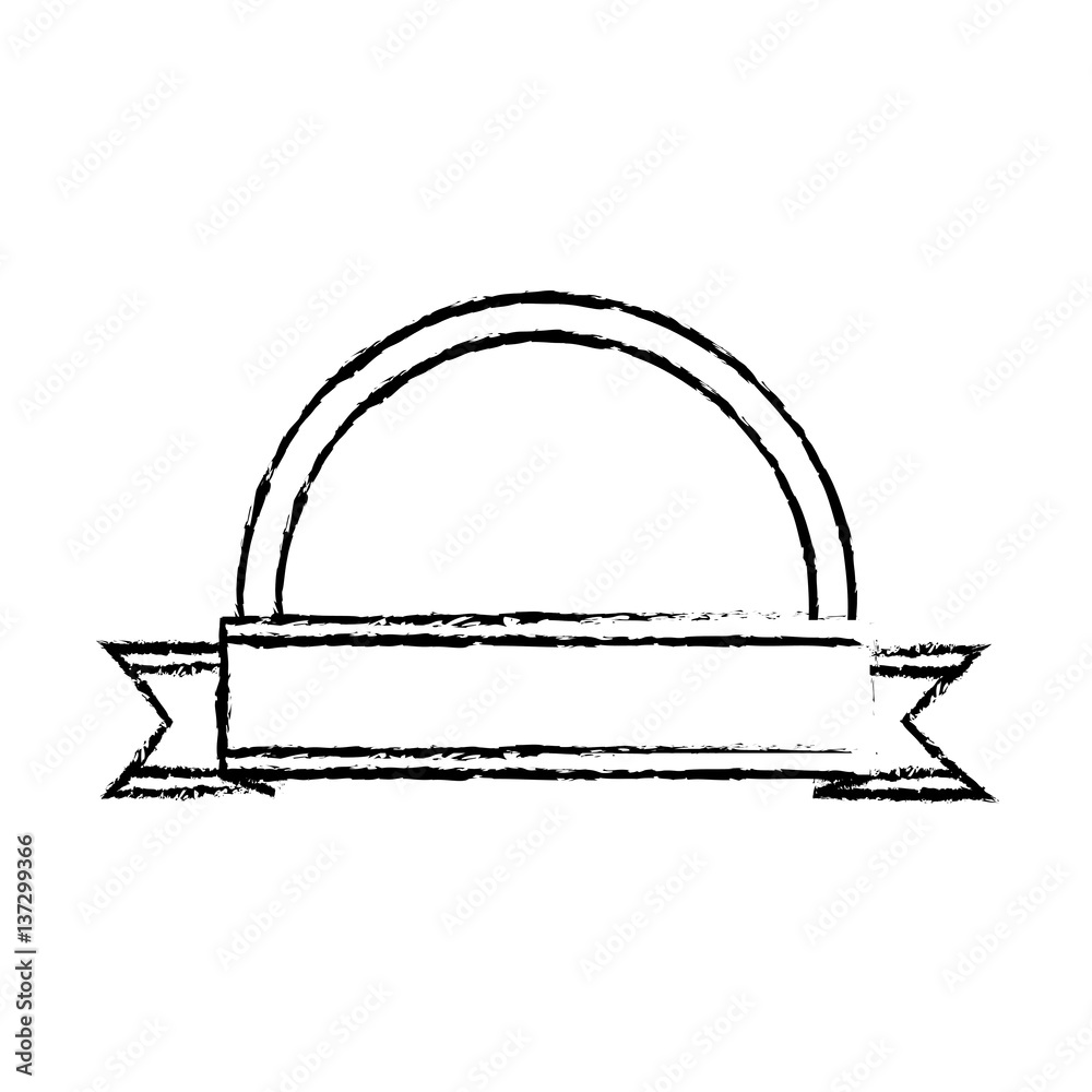 badge ribbon sticker sketch vector illustration eps 10 badge ribbon sticker sketch vector illustration eps 10