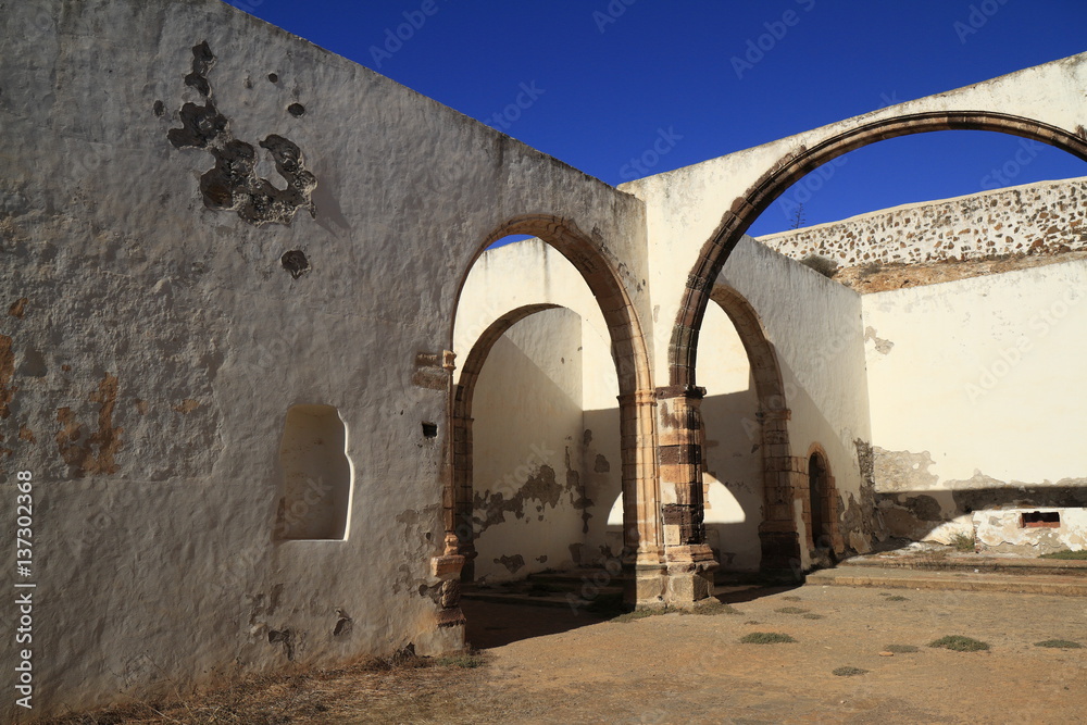 Ruins of the Iglesia Conventual de San Buenaventura church, Fuerteventura