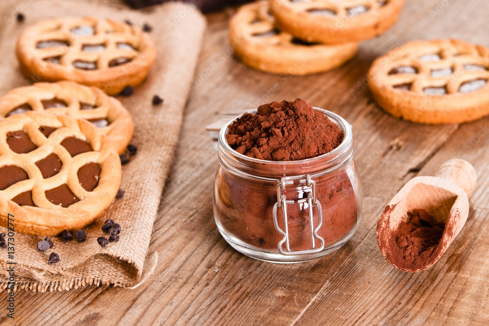 Fototapeta premium Chocolate tart.