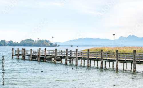 Pier for ship to Herrenchiemsee palace