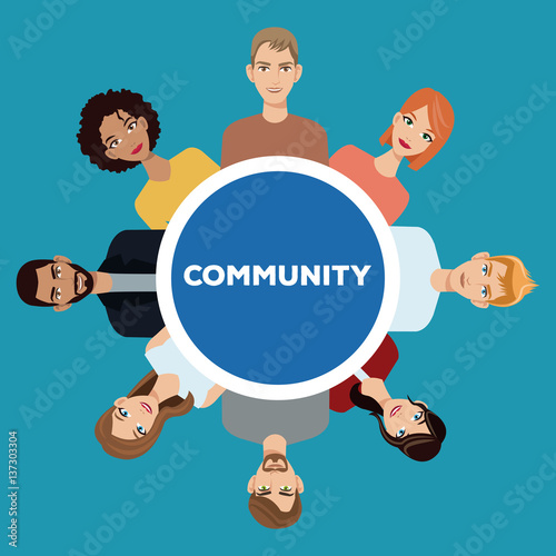 community people society social vector illustration eps 10