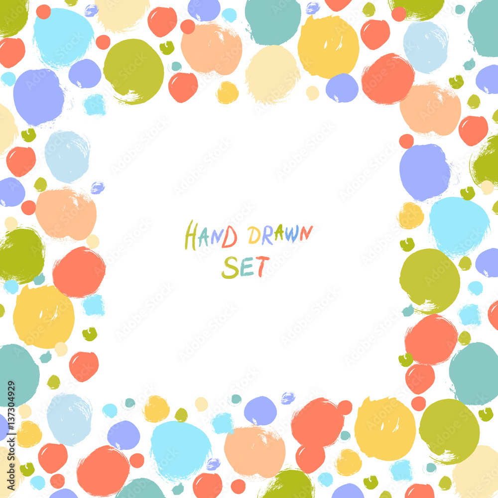 Colorful abstract frame Colorful abstract frame