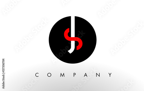 JS Logo.  Letter Design Vector.